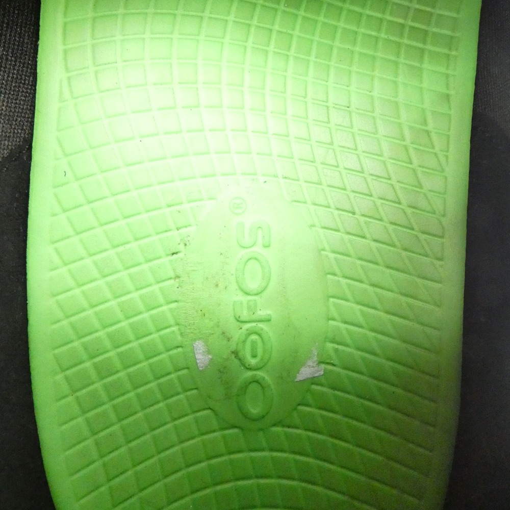 OOFOS OOmg Sport LS Low Shoe Black Recovery Sneaker Mens 10 EU 43 1012023-102 - Picture 8 of 9
